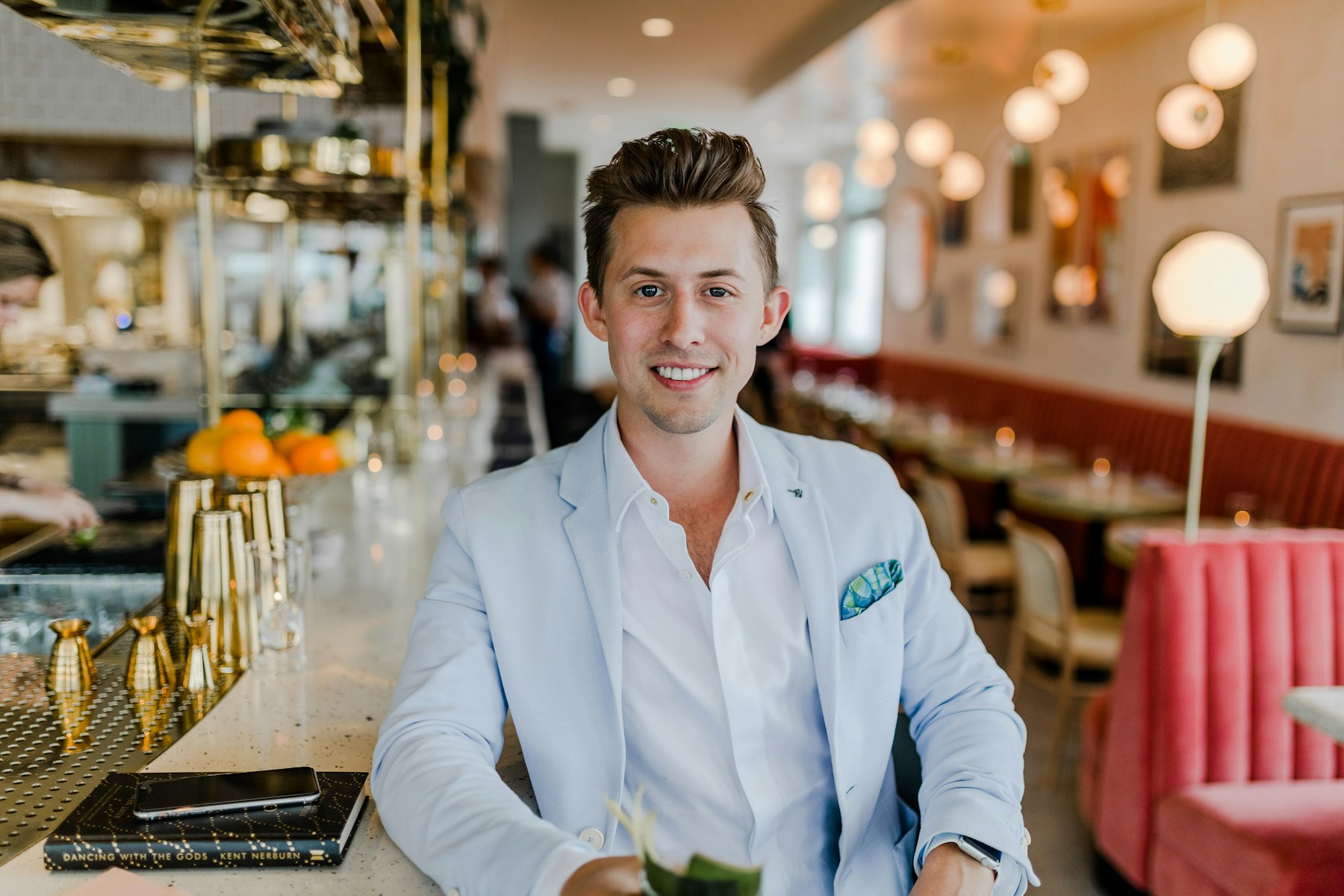 Professional investment advisor portrait in natural light